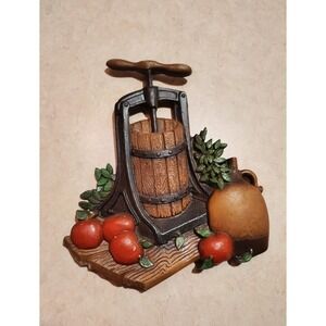 1978 cast iron Homco Wall Hanging